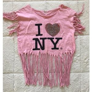 ✨I love newyork fringe T-shirt✨